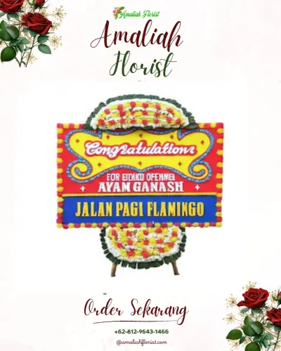 Bunga Papan Congratulation di Ketintang